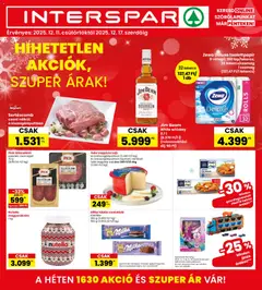 Interspar Akciós újság - amely érvényes a következő dátumtól: 11.12.2025