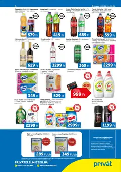 PRIVÁT Akciós újság - amely érvényes a következő dátumtól: 15.01.2026 | Oldal: 4 | Termékek: Egérfogó, Hús, Öblítő, Só