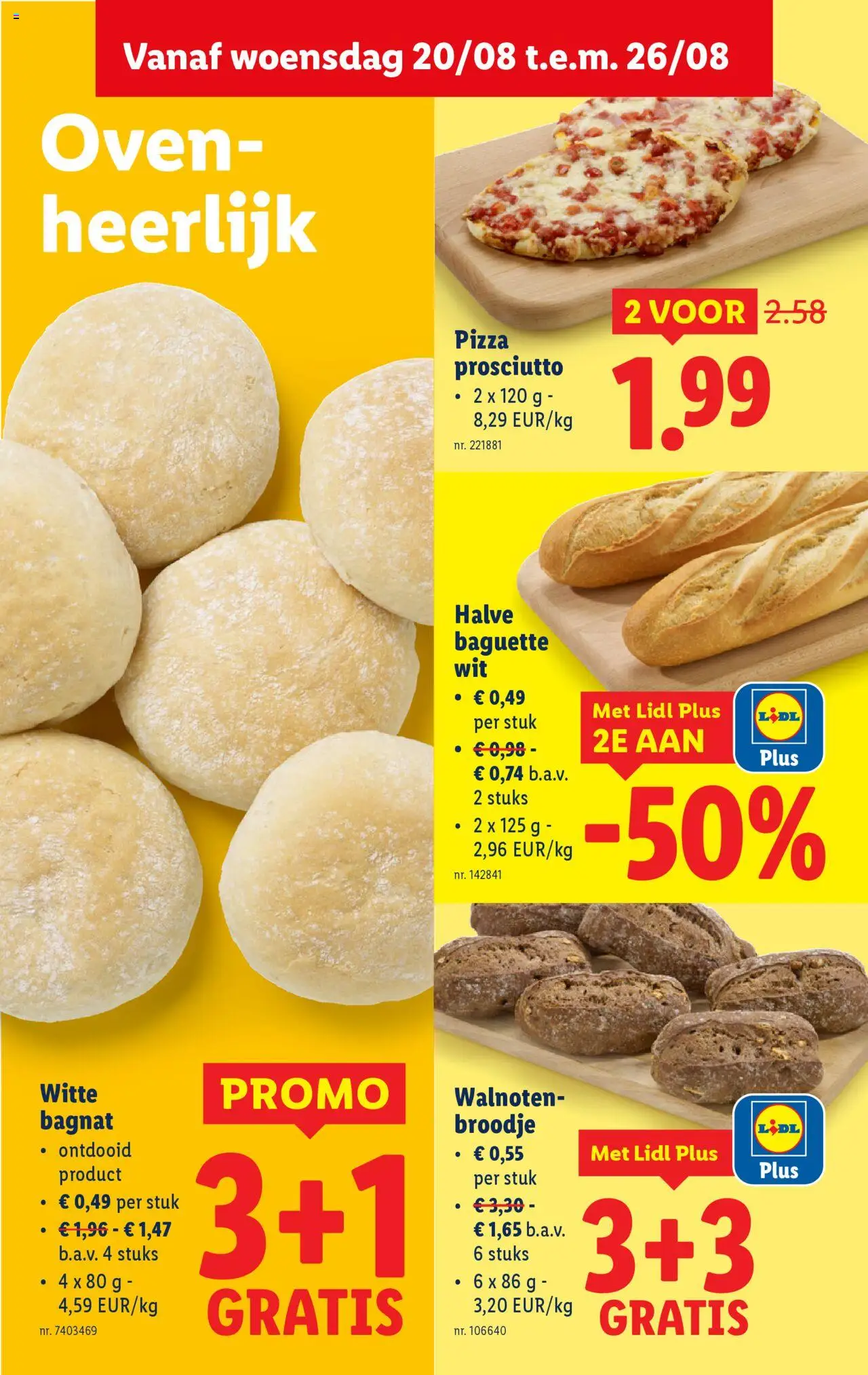  | Pagina: 10 | Producten: Pizza, Baguette, Oven, Broodje