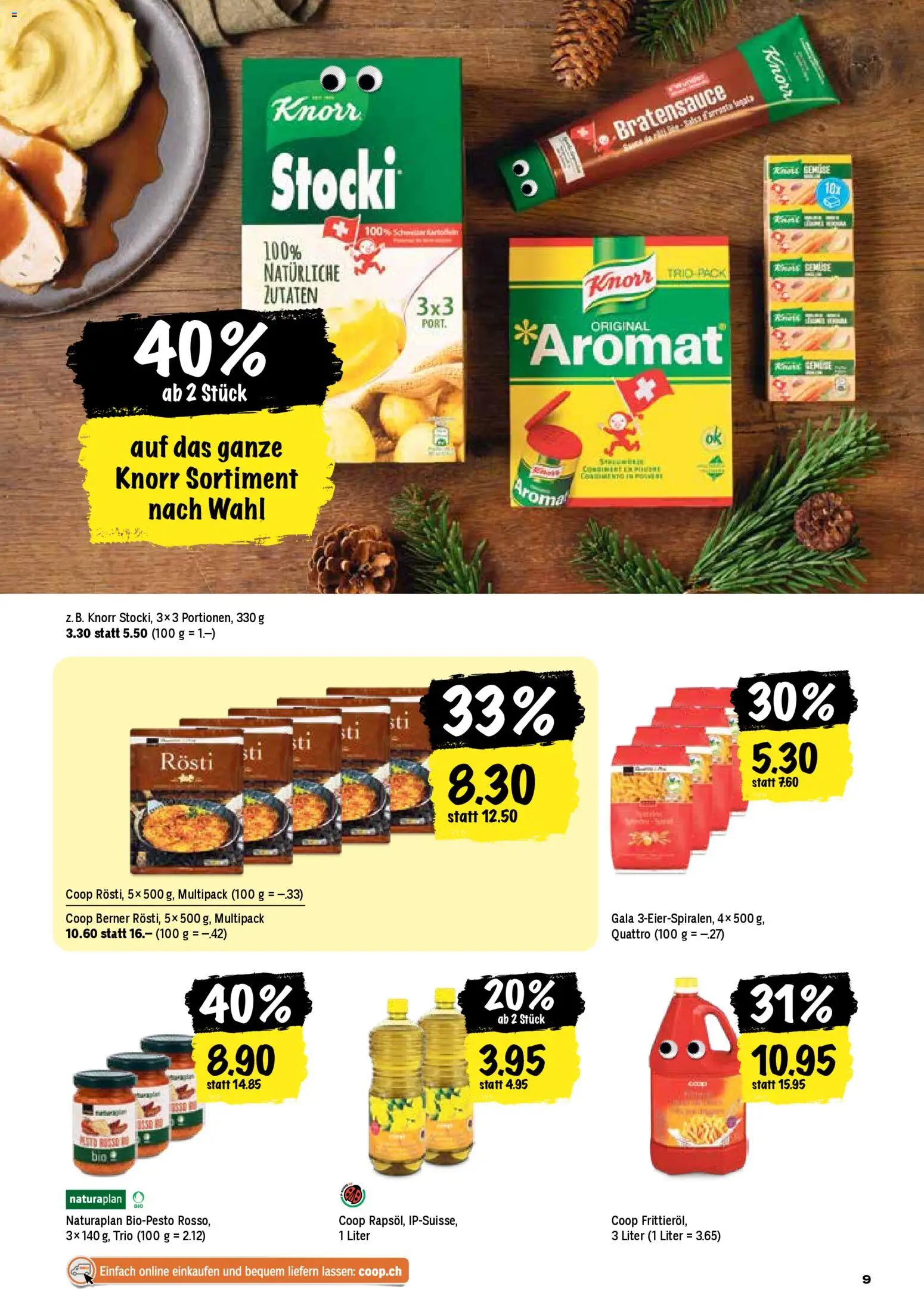 Coop Aktionen – gültig ab 22.12.2025 | Seite: 9 | Produkte: Pasta