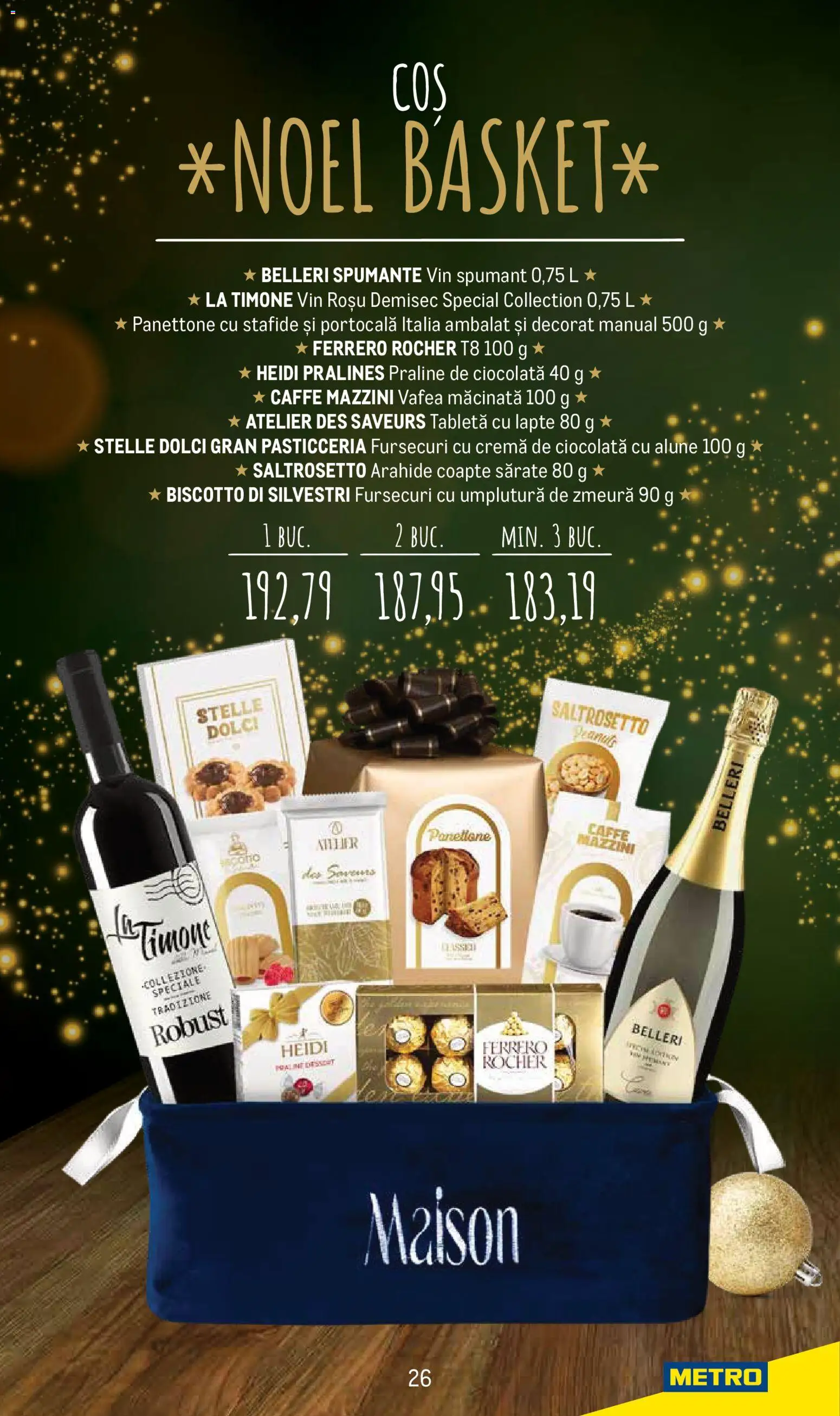 Noul catalog Metro – valabil de la 24.11.2025 | Pagină: 26 | Produse: Arahide, Alune, Lapte, Soda