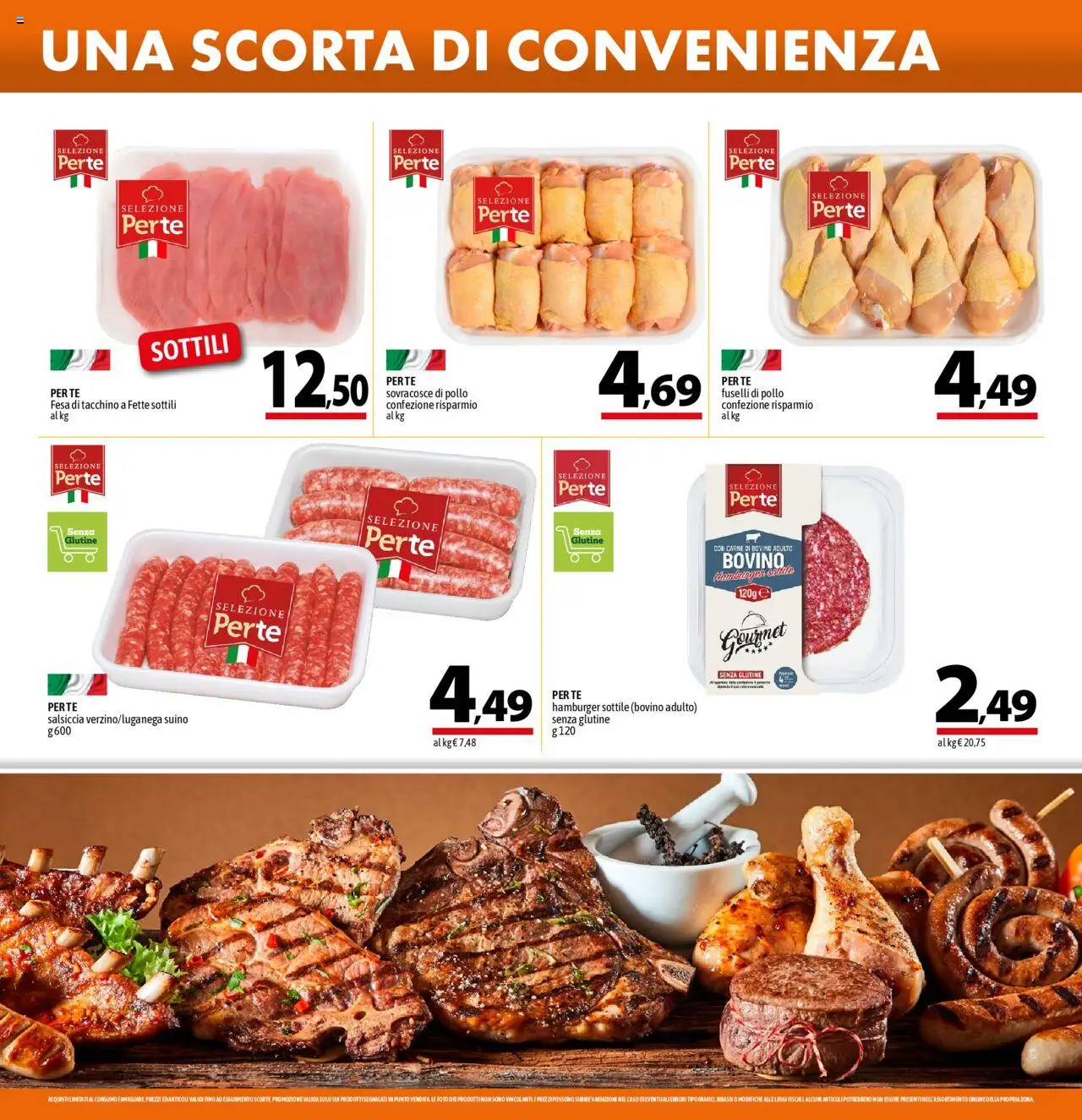 Volantino A&O del 18.09.2025 | Pagina: 2 | Prodotti: Bovino, Suino, Tacchino, Salsiccia