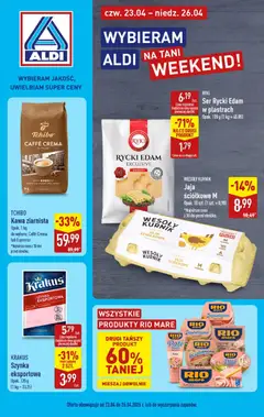 Pogląd oferty "Aldi gazetka - Tani weekend" - ważna od 23.04.2026