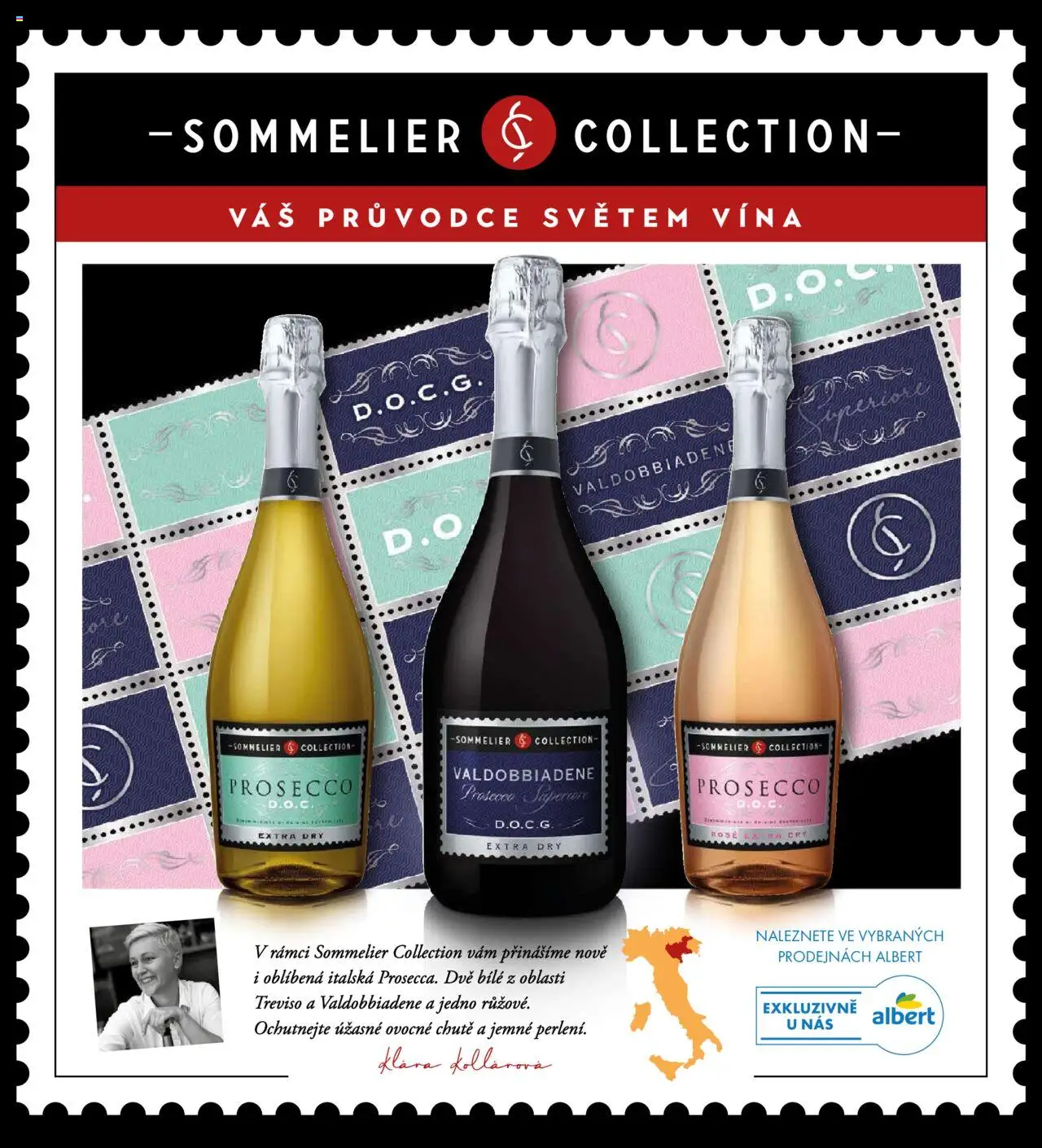 Albert magazín od 01.06.2025 | Strana: 33 | Produkty: Prosecco, Prosecco Valdobbiadene, Prosecco rosé, Valdobbiadene Prosecco Superiore