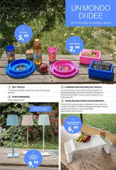 Anteprima del volantino IN's Scuola catalogo valido a partire dal 25.08.2025 | Pagina: 17 | Prodotti: Tavolino, Piatto, Letto, Lampada
