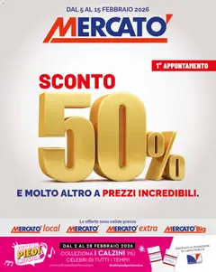 Anteprima del volantino Volantino Mercatò	 valido a partire dal 05.02.2026
