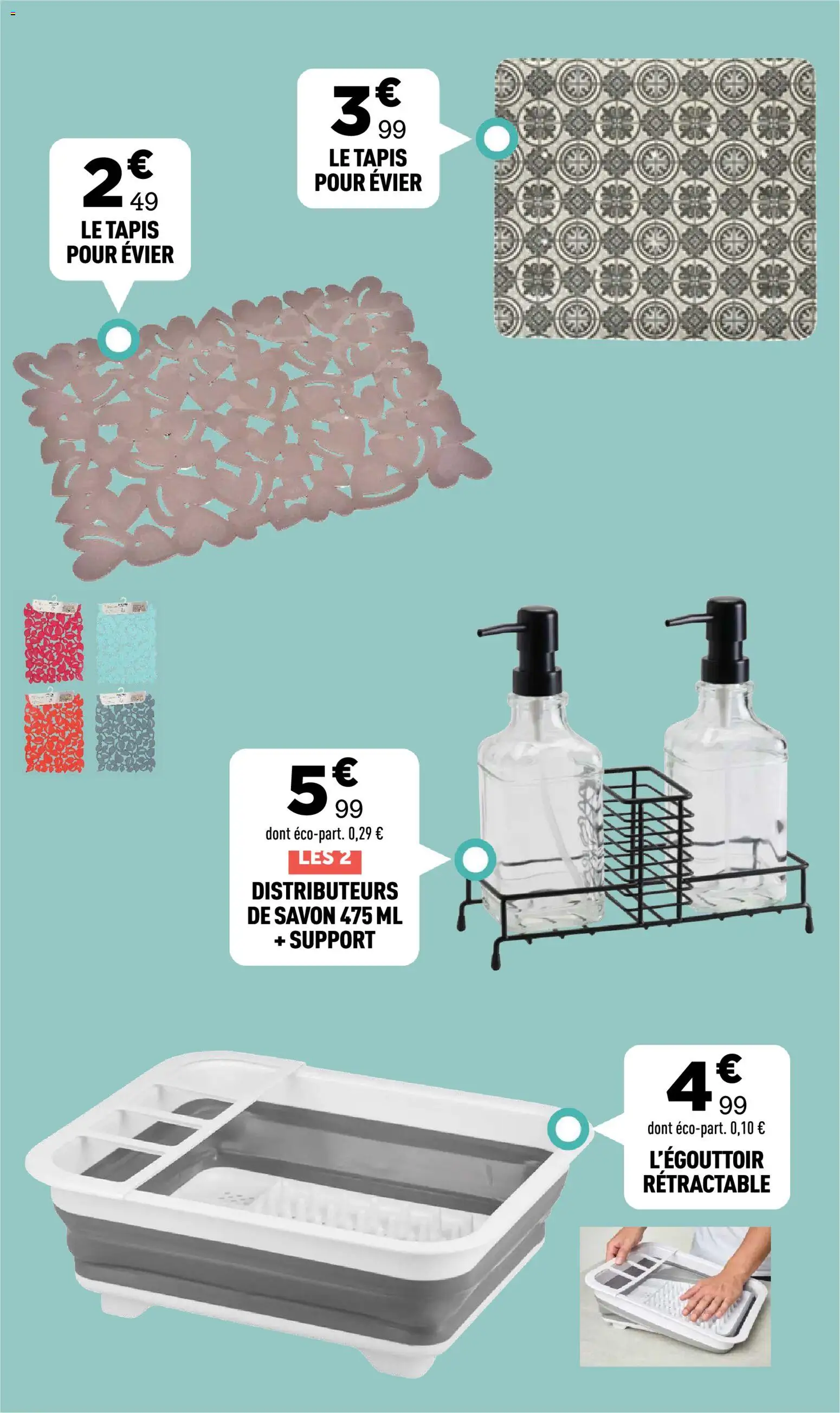 {H1} | Page: 3 | Produits: Savon, Tapis