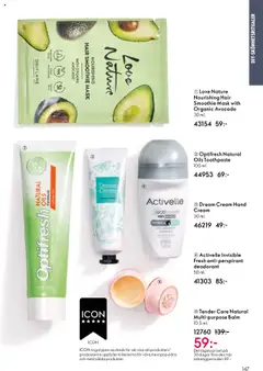 Oriflame reklamblad aktuell från 14.09.2025 | Sida: 147 | Produkter: Avocado, Mask, Deodorant, Antiperspirant