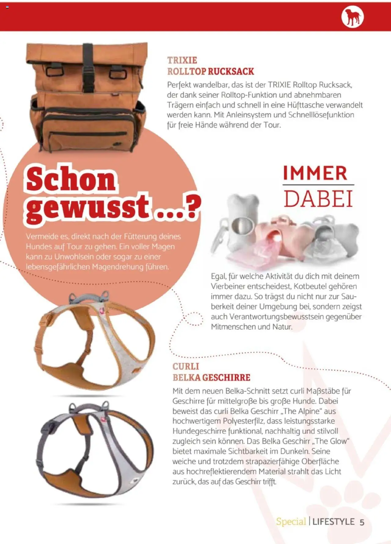 zookauf -Heimtier Journal Special - gültig ab dem 21.07.2025 | Seite: 5 | Produkte: Rucksack