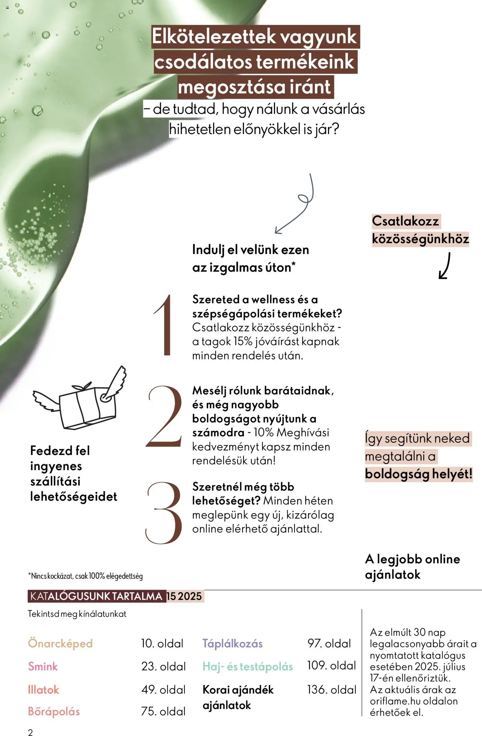 Oriflame akciós ujság - amely érvényes a következő dátumtól: 22.10.2025 | Oldal: 2 | Termékek: Smink