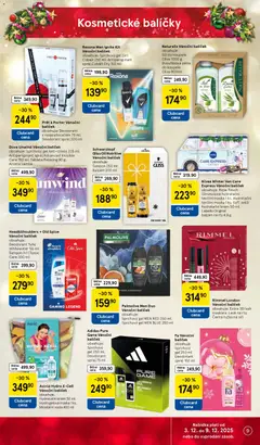 Náhled letáku Dove Unwind Vánoční balíček, obsahuje: Sprchový gel Anti-stress 225 ml, Antiperspirant sprej Advanced Invisible Care 150 ml, Tableta Relaxing 90 g, Aroma Lampa od 03.12.2025 | Strana: 9