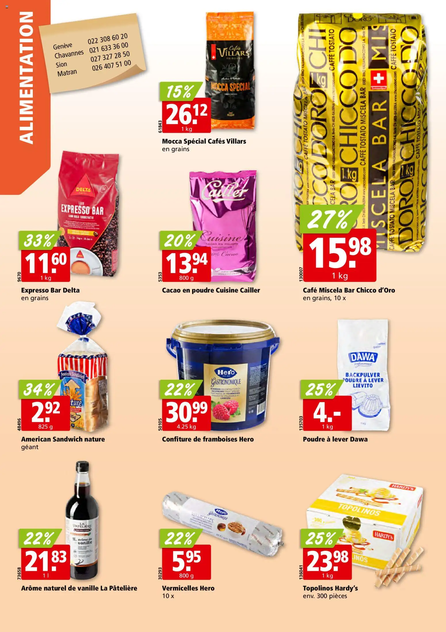 Aligro Aktionen Chavannes, Matran, Genève, Sion – gültig ab 24.11.2025 | Seite: 24