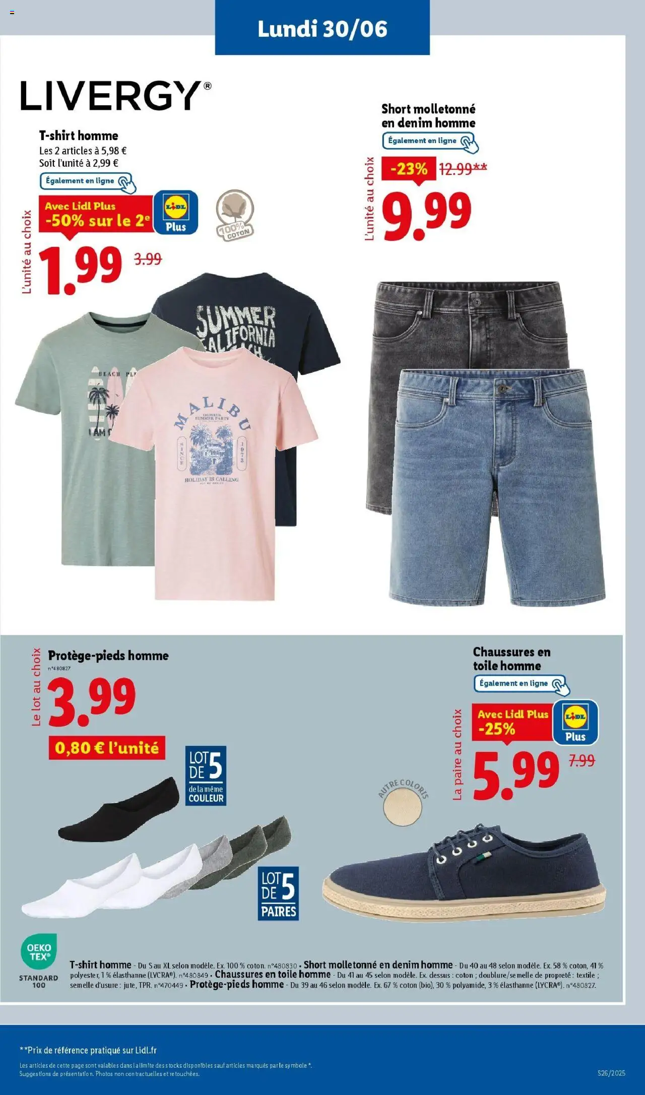  | Page: 79 | Produits: Coton, T-shirt, Shorts