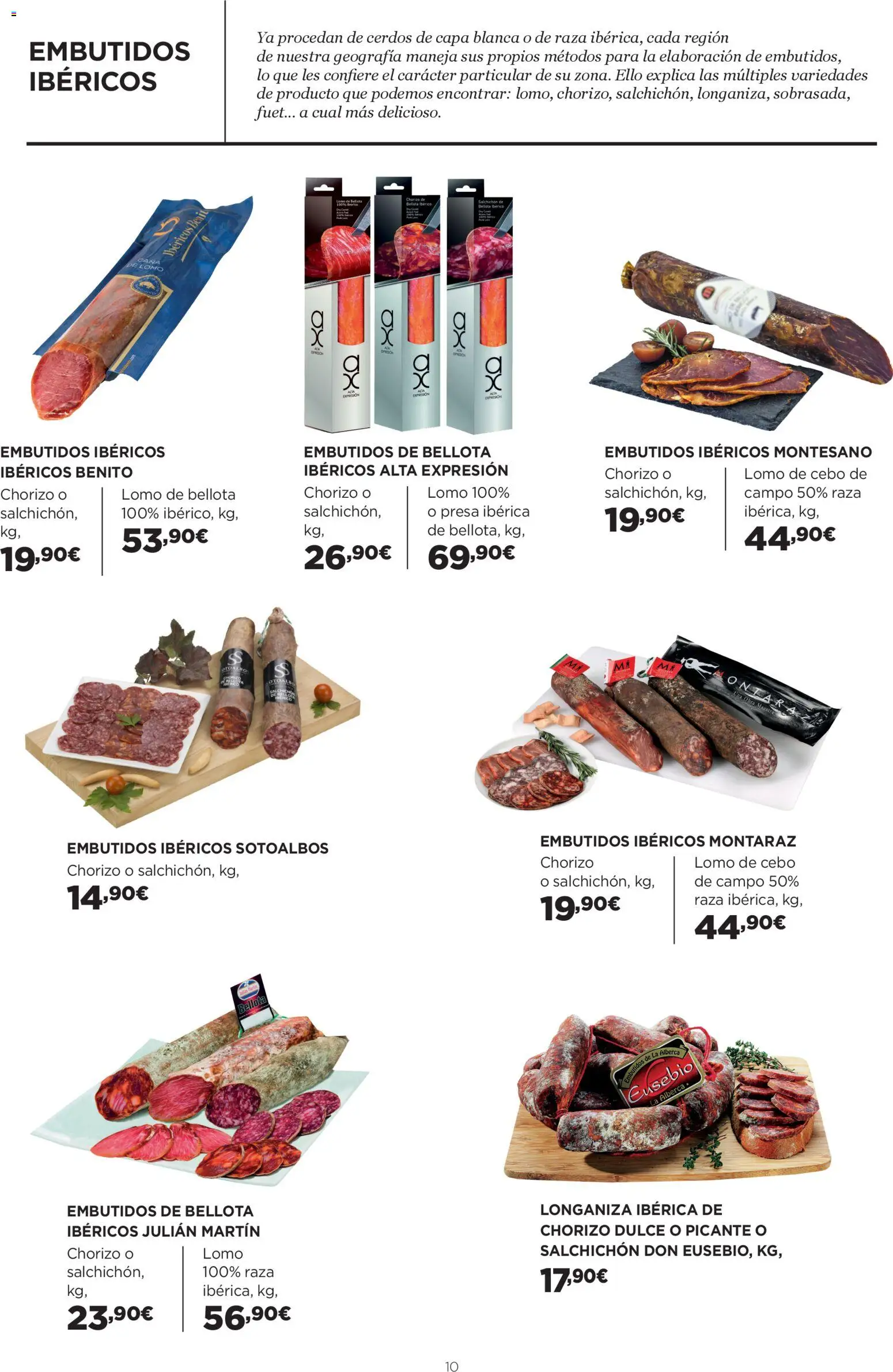 El Corte Inglés ofertas │ válido desde el 29.01.2026 | Página: 10 | Productos: Νυχτικό, Longaniza