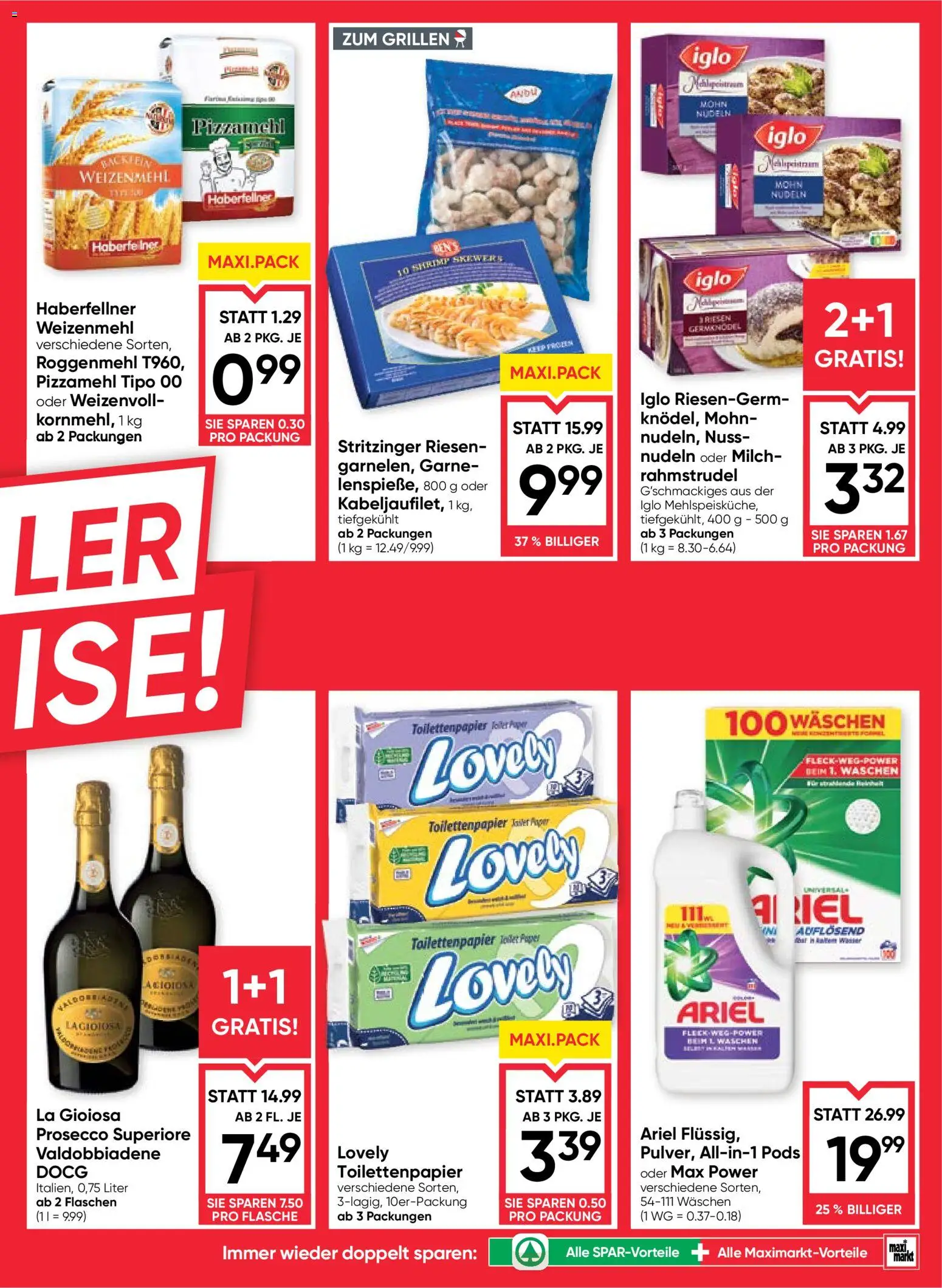 Maximarkt Flugblatt gültig ab 30.04.2026 | Seite: 5 | Produkte: Milch, Nudeln