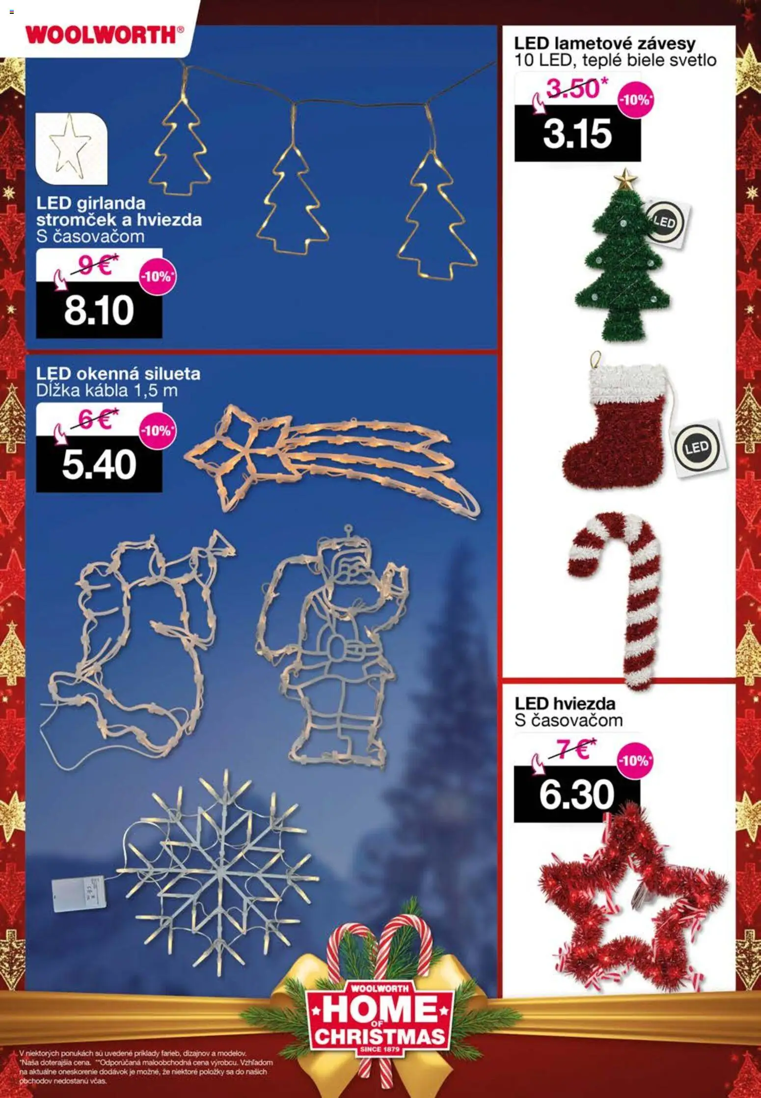 Nové Woolworth akcie – leták je platný od 25.11.2025 | Strana: 21 | Produkty: Závesy, Svetlo, Led