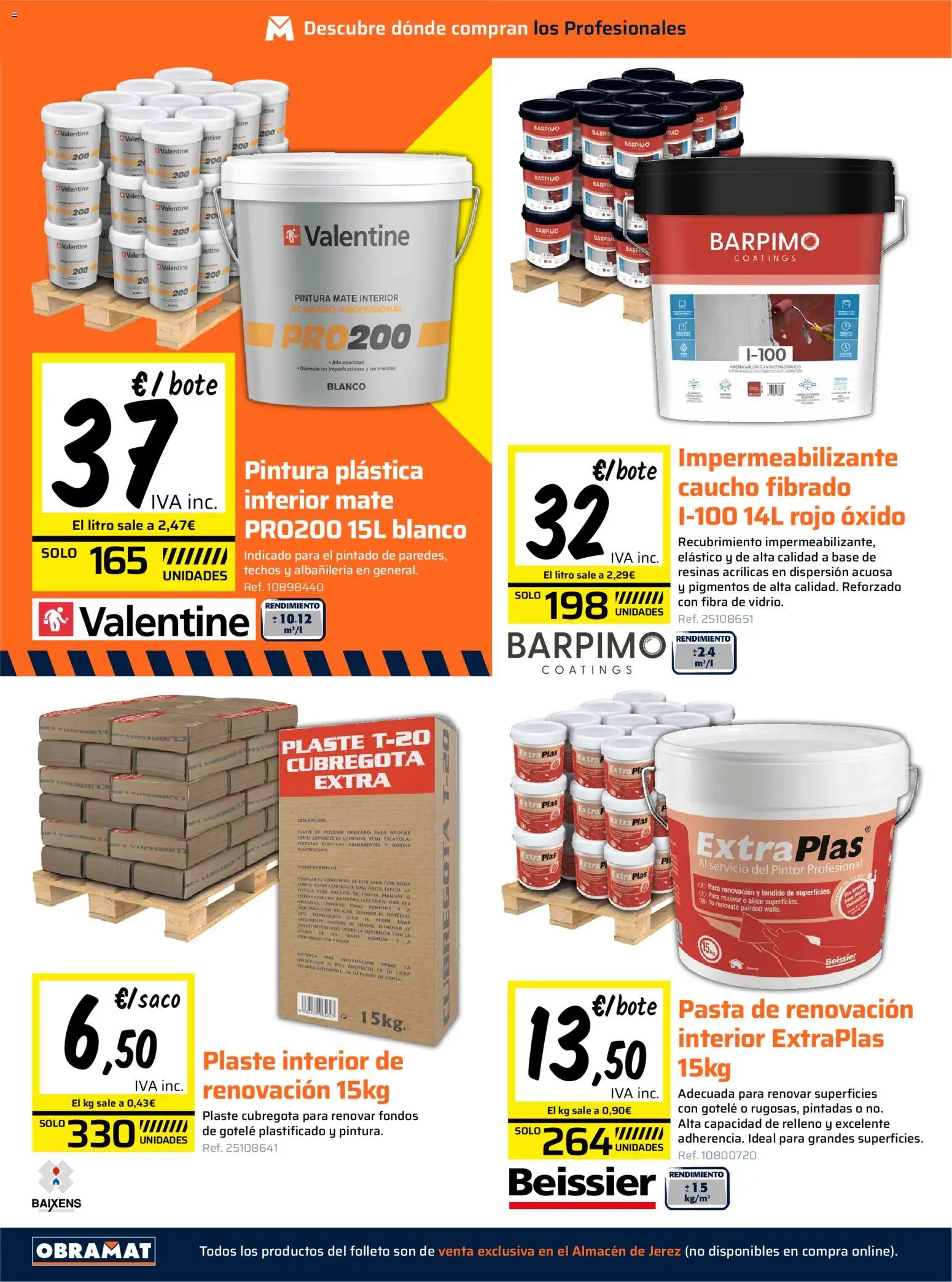 Obramat folleto │ válido desde el 02.12.2025 | Página: 8 | Productos: Pasta, Pintura plástica
