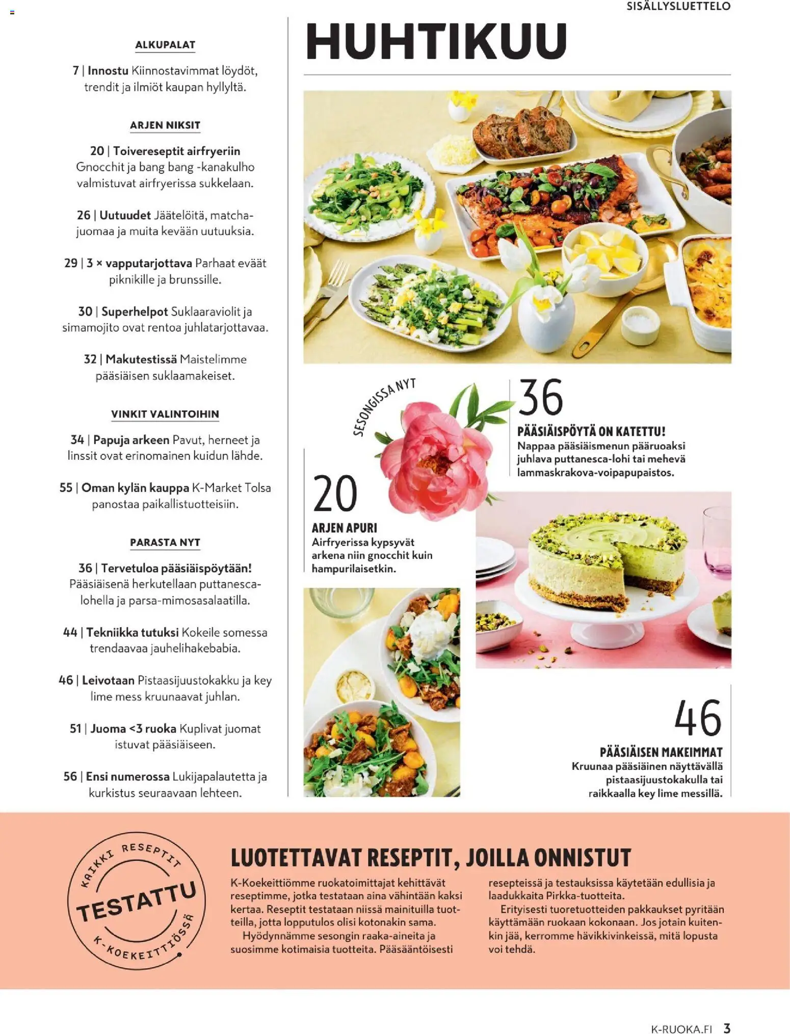 K-Citymarket - K-Ruoka – voimassa 25.03.2026 alkaen | Sivu: 3 | Tuotteet: Linssit, Voi, Herneet