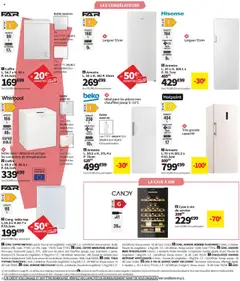 Conforama - Prévisualisation de Conforama catalogue valide à partir de 30.09.2025 | Page: 40 | Produits: Congélateur armoire, Compresseur, Armoire, Vin