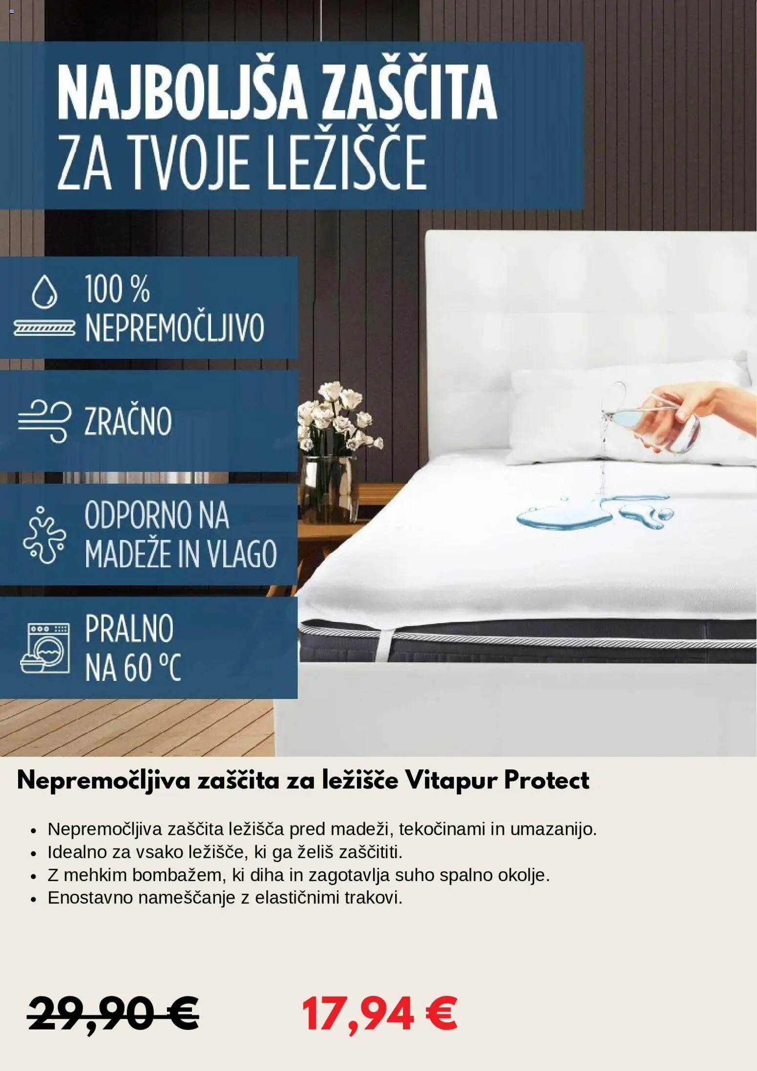 Novi Vitapur katalog ponudbe – veljaven od 04.12.2025 | Stran: 4 | Izdelki: Ležišče