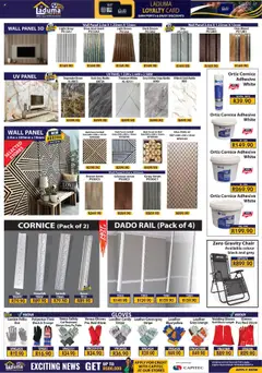 Laduma Hardware The Exciting Special Group A │ valid from 14.07.2025 | Page: 14 | Products: Gloves, Chair, Light, Adhesive