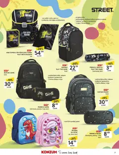 Konzum katalog | vrijedi od 18.08.2025 | Stranica: 7 | Proizvodi: Pernica, Čaše, Ruksak, Torba