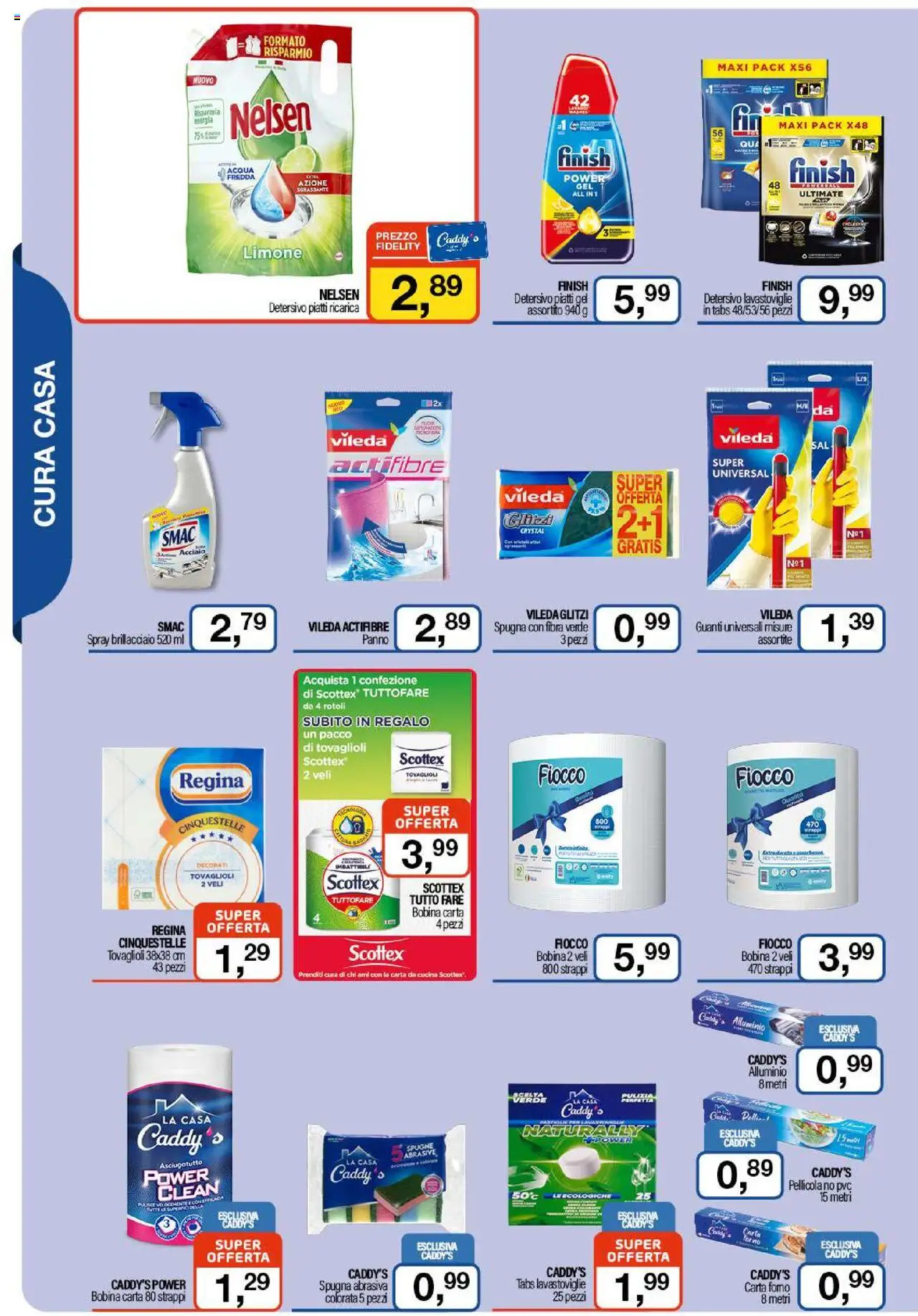 Volantino Caddy's del 31.07.2025 | Pagina: 12 | Prodotti: Limone, Lavastoviglie, Forno, Pellicola