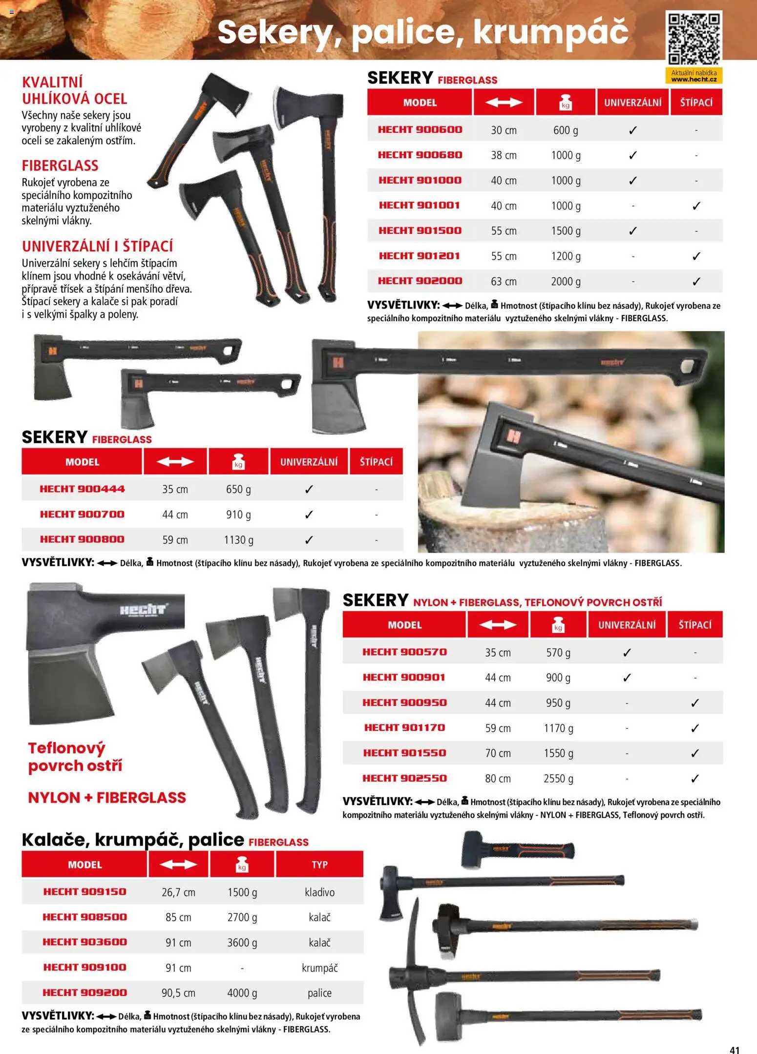 Hecht katalog - Jaro - léto 2026 od 19.02.2026 | Strana: 41 | Produkty: Hecht, Kladivo