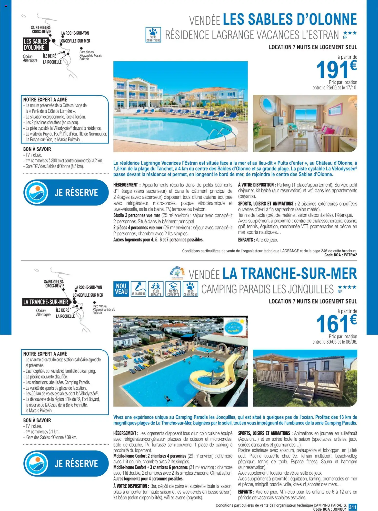 {H1} | Page: 311 | Produits: Pêche, Lit, Table