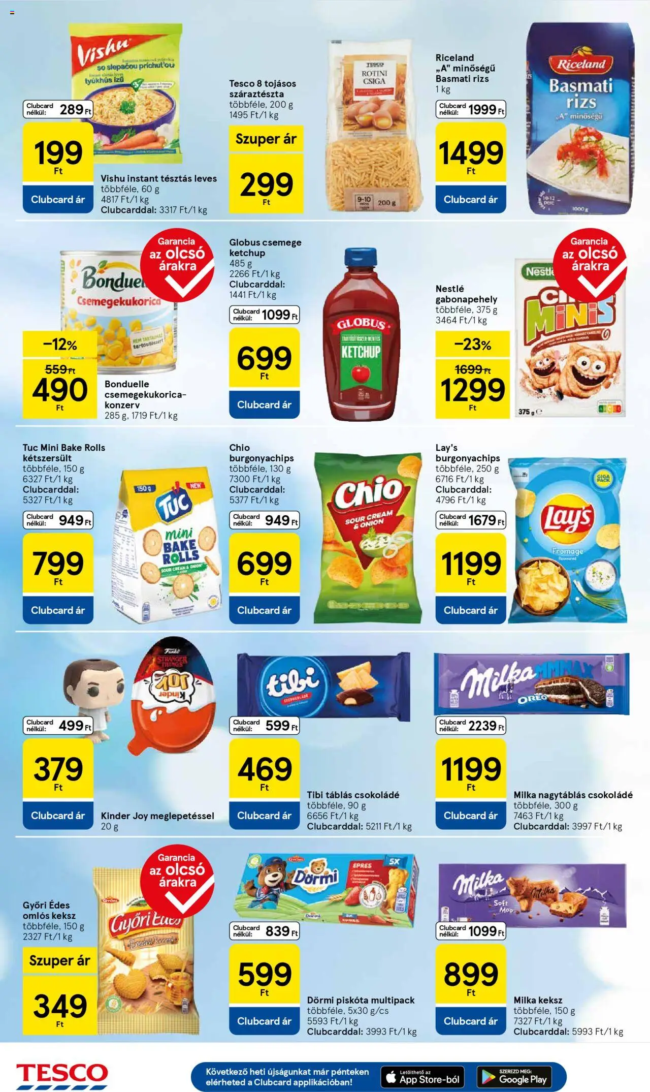 Tesco akciós ujság - amely érvényes a következő dátumtól: 21.10.2025 | Oldal: 6 | Termékek: Piskóta, Gabonapehely, Rizs, Keksz