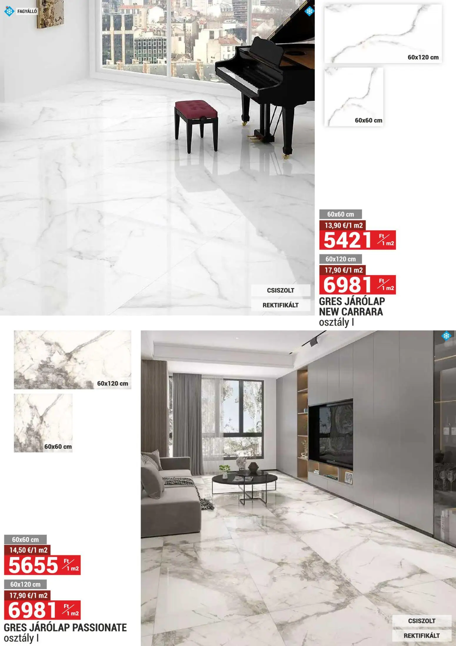 Merkury Market akciós ujság - amely érvényes a következő dátumtól: 01.03.2026 | Oldal: 33 | Termékek: Gres, Járólap