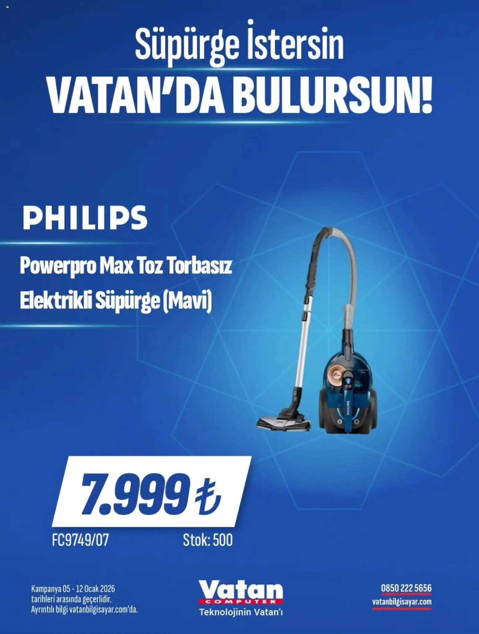 Vatan Bilgisayar İndirim - 05.01.2026 tarihinden itibaren geçerlidir | Sayfa: 9 | Ürünler: Ocak, Elektrikli süpürge