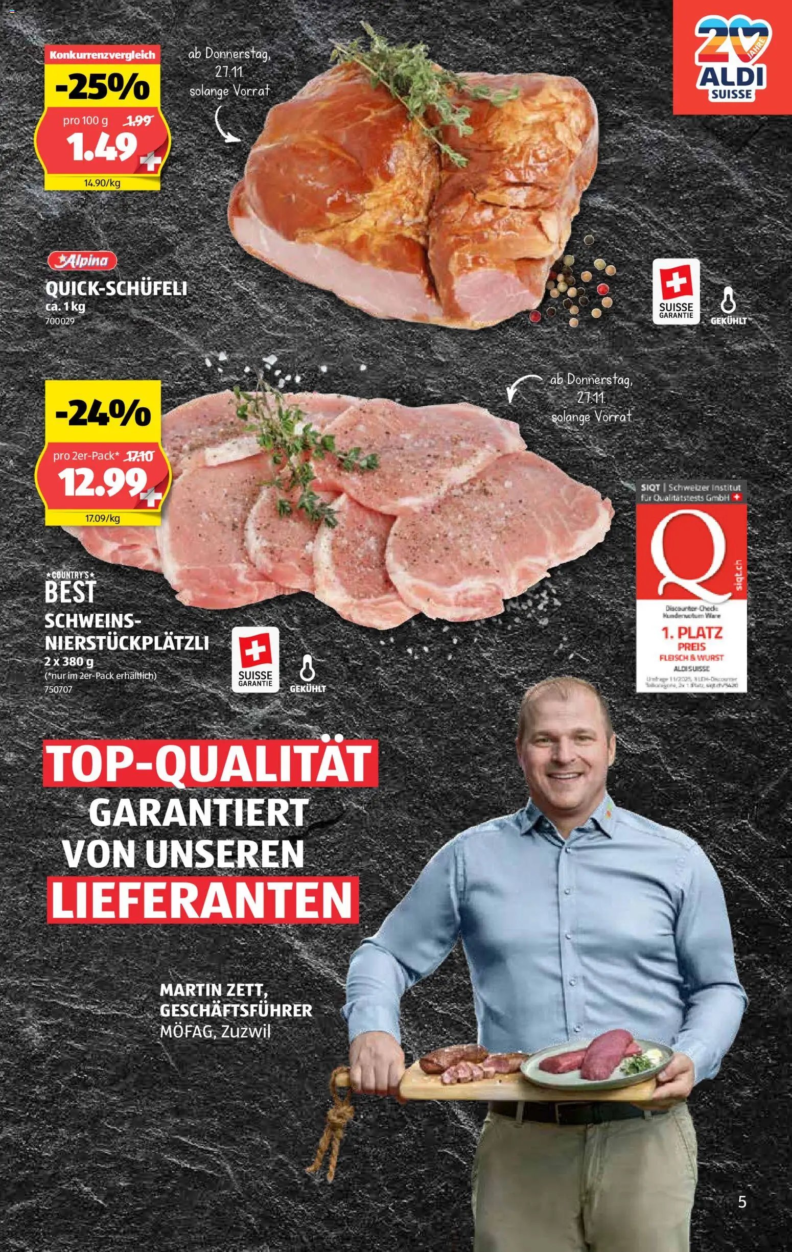 Aldi - Black Friday – gültig ab 27.11.2025 | Seite: 6 | Produkte: Wurst