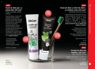 Ofertele Life Care valabile de la 01.10.2025 | Pagină: 121 | Produse: Şerit ödül, Lime, Mâner, Periuță de dinți