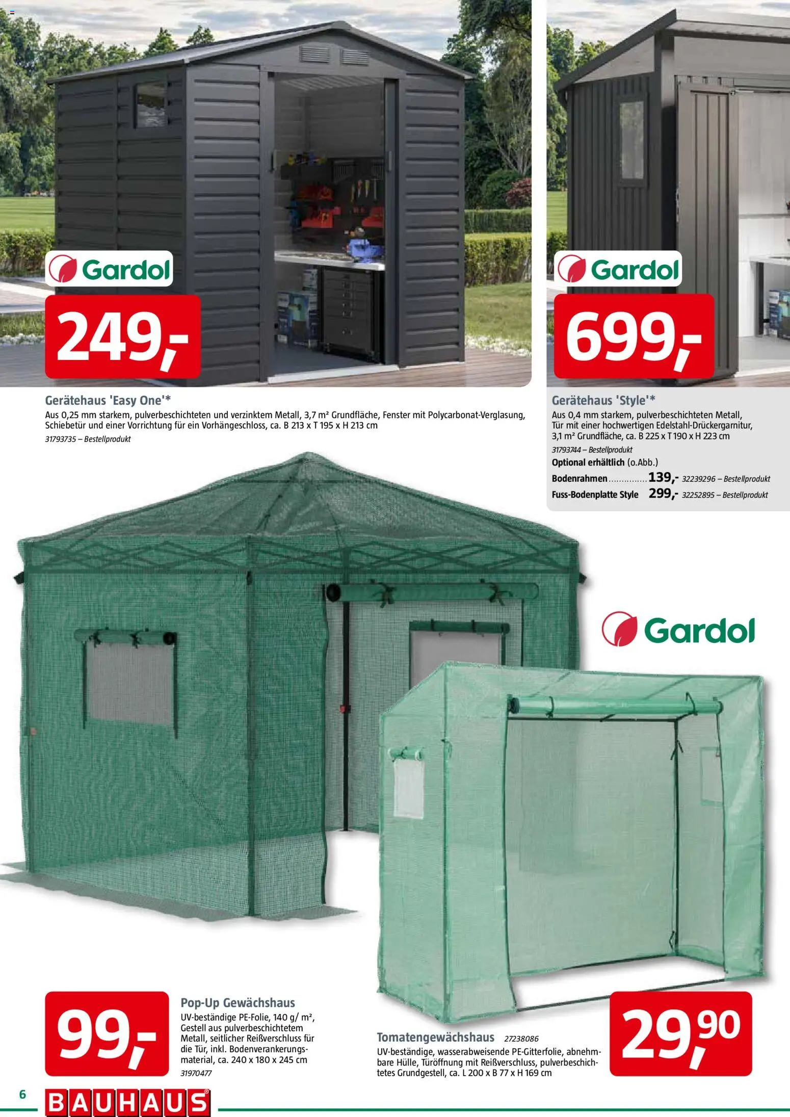 Bauhaus Prospekt 	 – gültig ab 28.02.2026 | Seite: 6 | Produkte: Tür