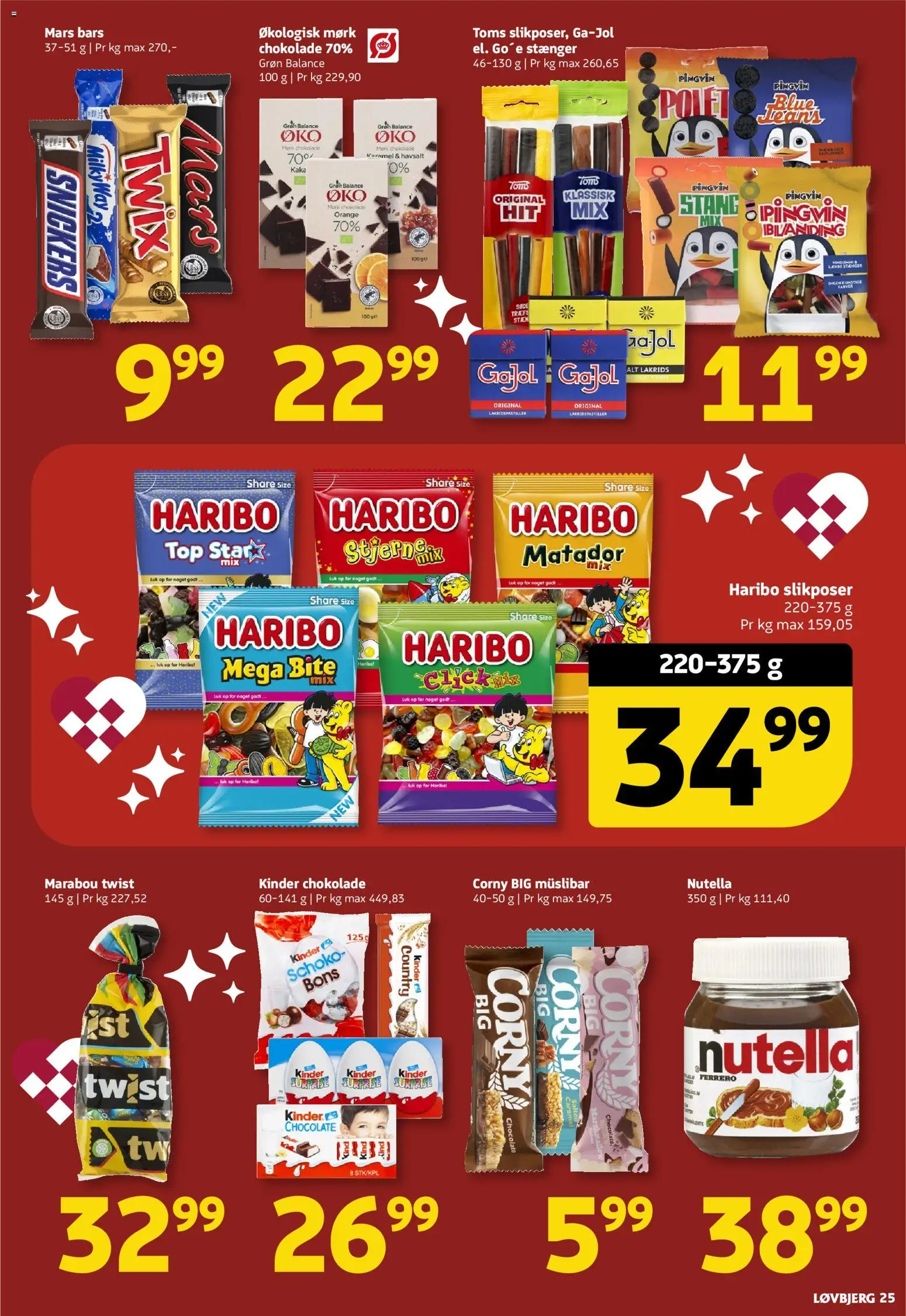 Løvbjerg tilbudsavis – gyldig fra 12.12.2025 | Side: 27 | Produkter: Chokolade, Lakrids, Mus, Nutella