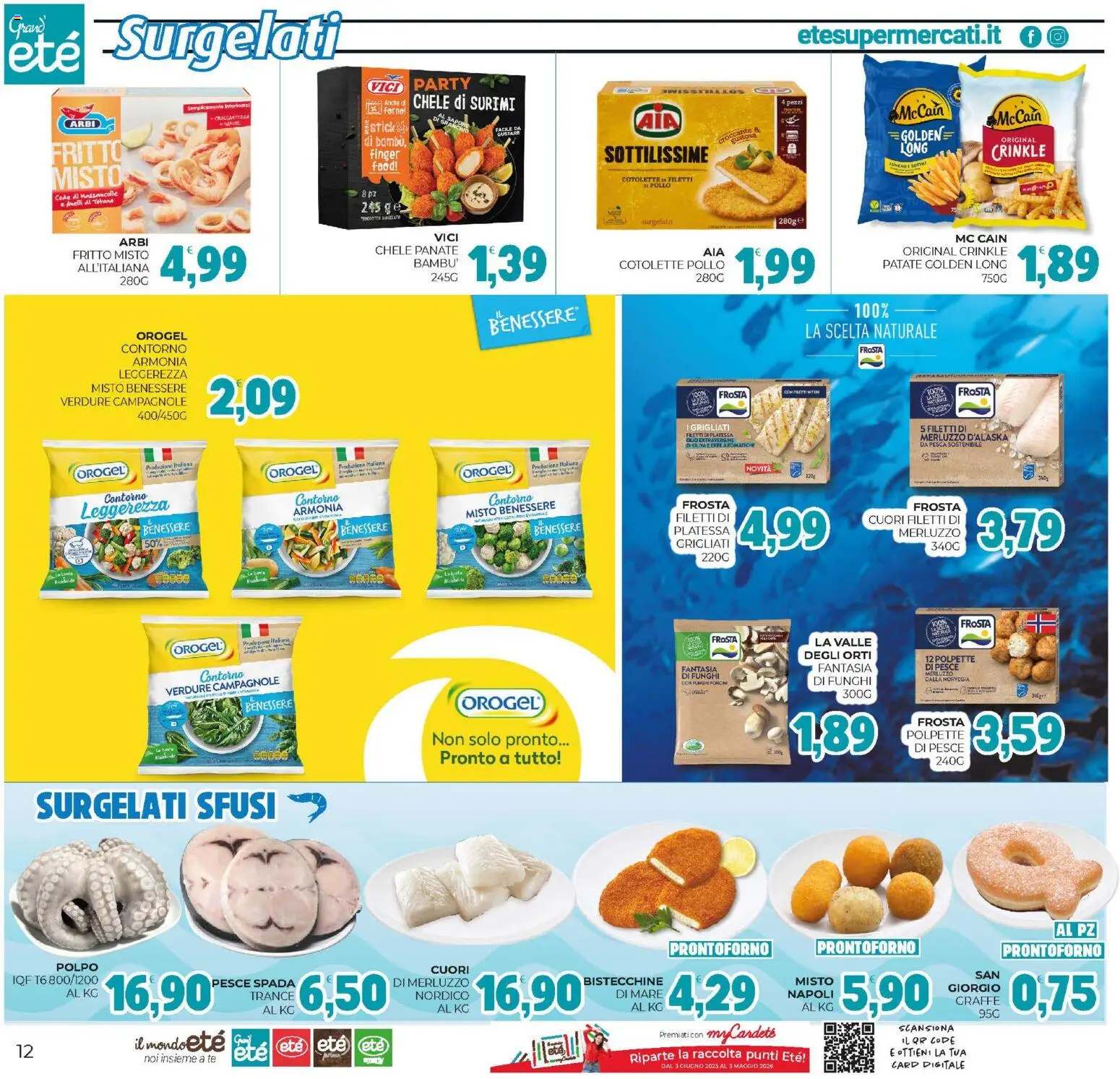 Volantino Eté del 21.11.2025 | Pagina: 12 | Prodotti: Pesce, Tè, Merluzzo, Mazzancolle