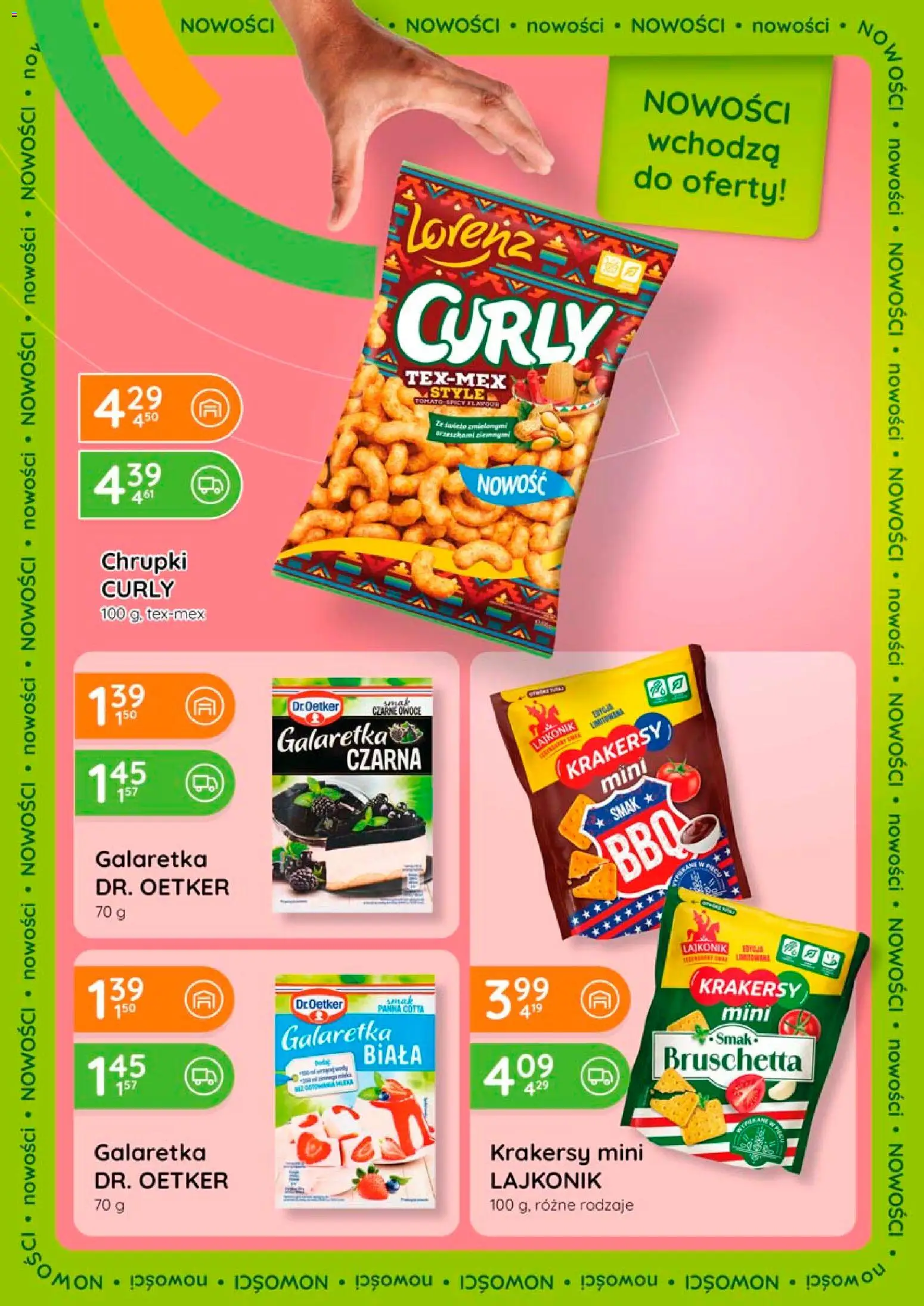 Eurocash gazetka od 02.04.2026 | Strona: 2 | Produkty: Chrupki, Bruschetta, Krakersy, Owoce