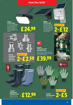 Preview of Lidl - Mother's day valid from 12.03.2026 | Page: 23 | Products: Boots, Gloves, Cable, Connector