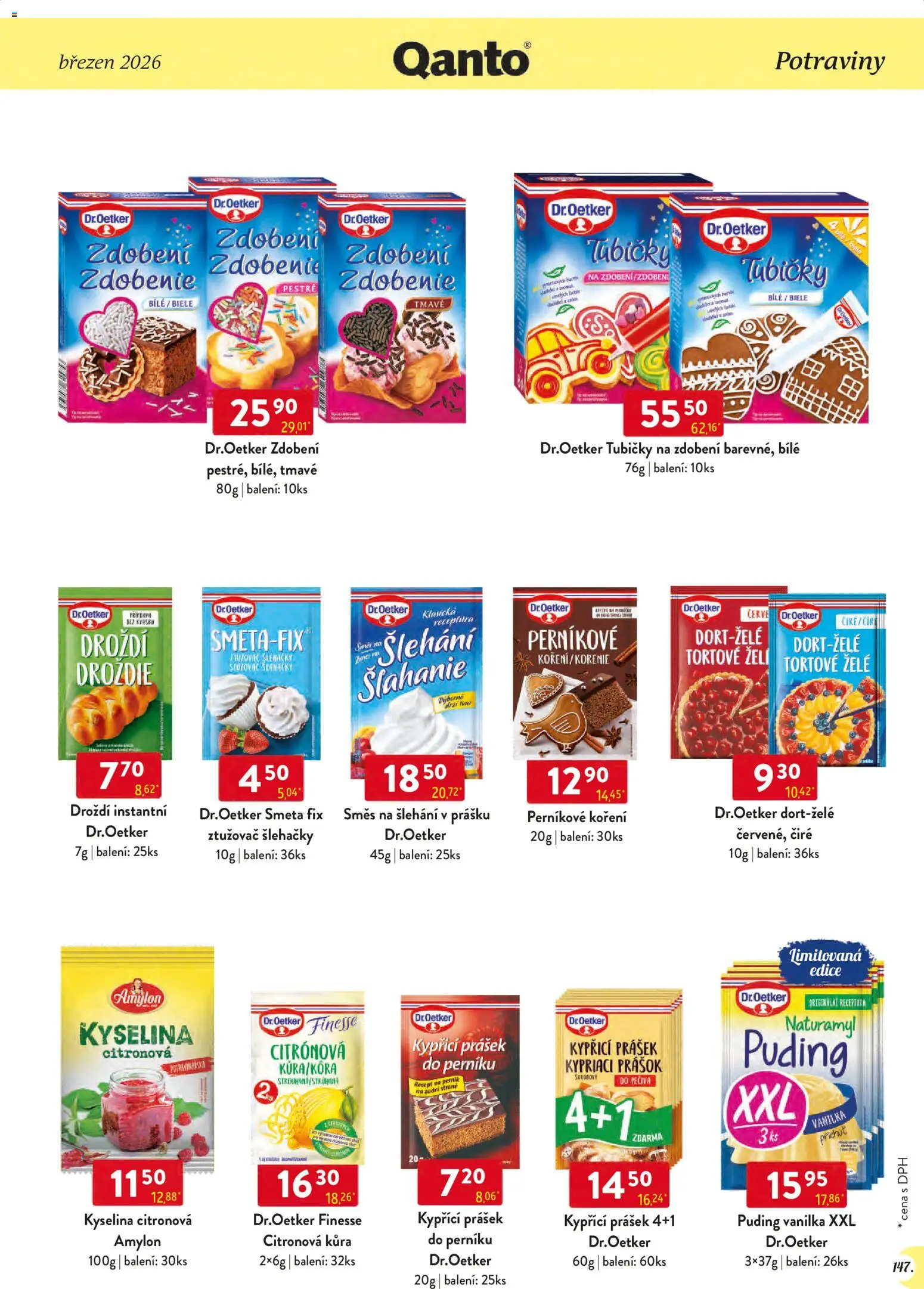 Astur & Qanto leták - Velkoobchod 03/2026 od 01.03.2026 | Strana: 147 | Produkty: Perníkové koření, Perník, Puding, Potraviny