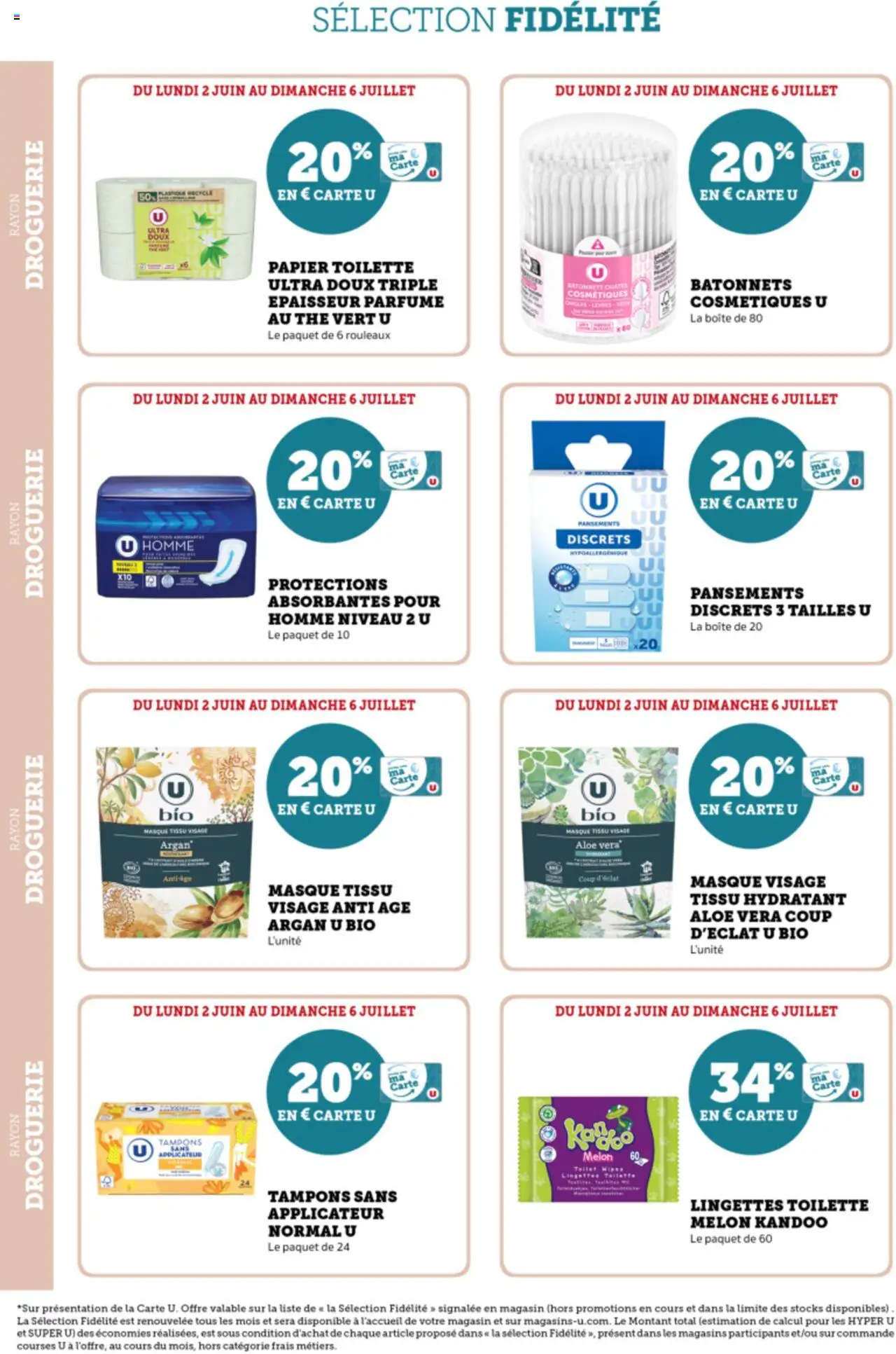  | Page: 12 | Produits: Papier toilette, Tampons, Masque, Thé