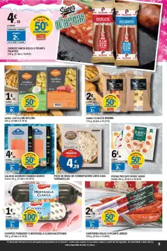 Vista previa E.Leclerc folleto válido desde el 07.01.2026 | Página: 5 | Productos: Pizza, Ρυζογκοφρέτα, Salmón ahumado, Mortadela