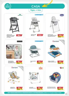 Anteprima del volantino Bimbo store volantino valido a partire dal 05.03.2026 | Pagina: 13 | Prodotti: Altalena, Sedia