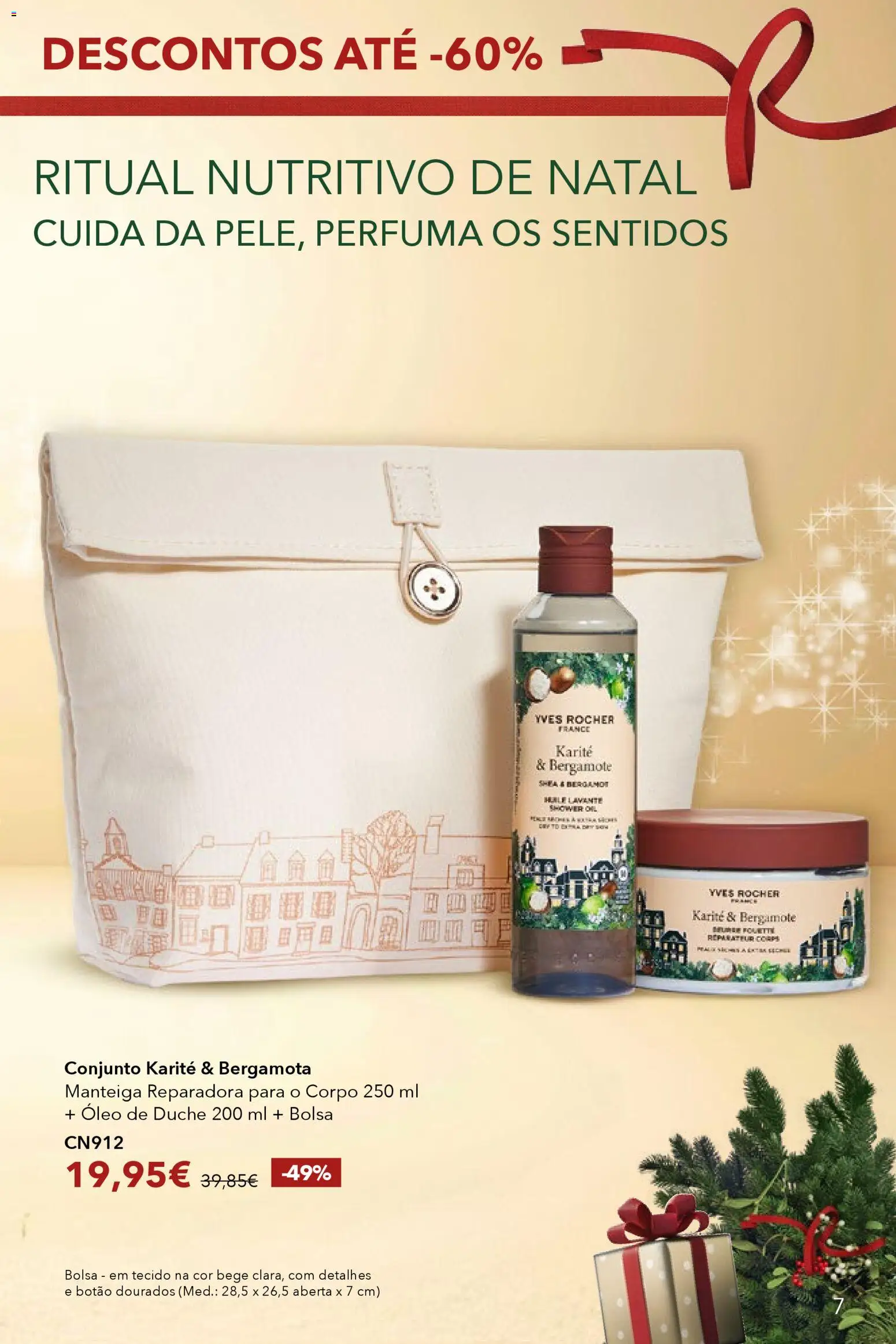 Yves Rocher - Presente para ti │ válido de 12.12.2025 | Página: 7 | Produtos: Bolsa, Manteiga, Óleo