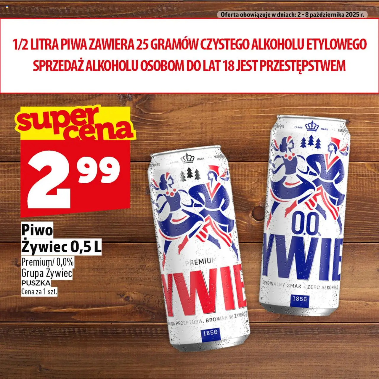 Topaz Gazetka - Ogródek Piwosza od 02.10.2025 | Strona: 3 | Produkty: Piwo