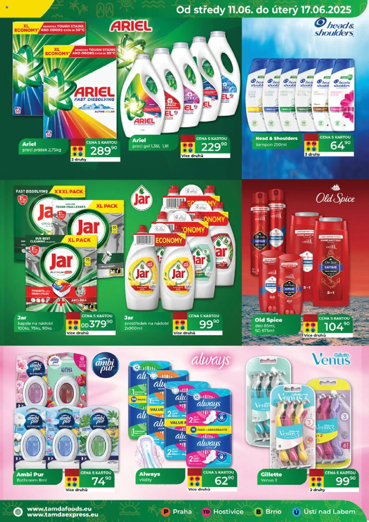Tamda Foods leták od 11.06.2025 | Strana: 43 | Produkty: Nádobí, Old Spice, Šampon, Jar