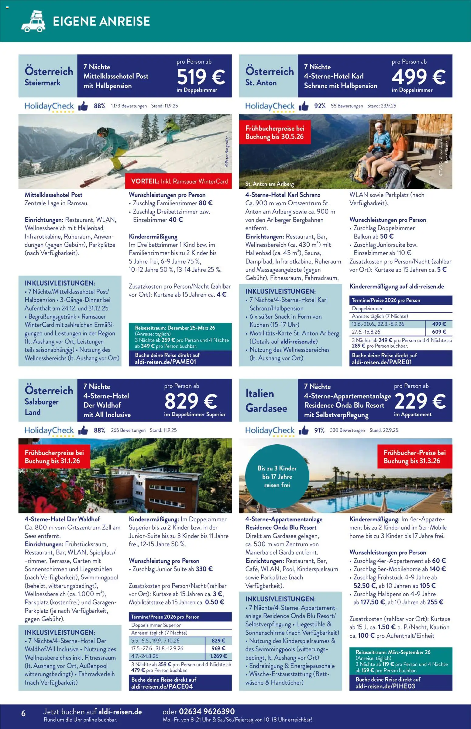 Aldi Reisen – gültig ab 01.11.2025 | Seite: 6
