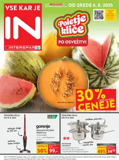 Spar katalog interspar 10/25 - pregled letaka veljavnega od 06.08.2025