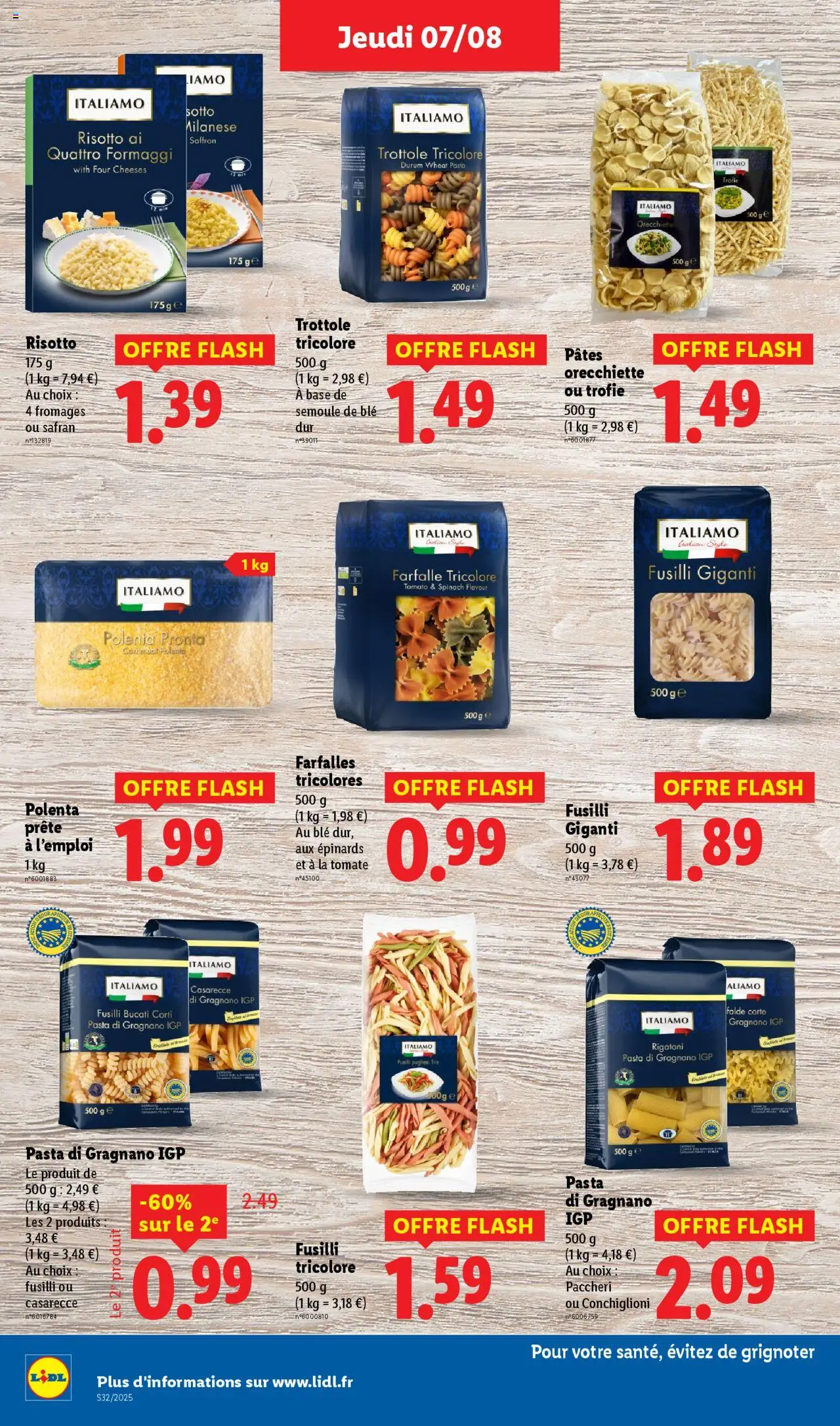  | Page: 24 | Produits: Four, Semoule, Safran, Pâtes