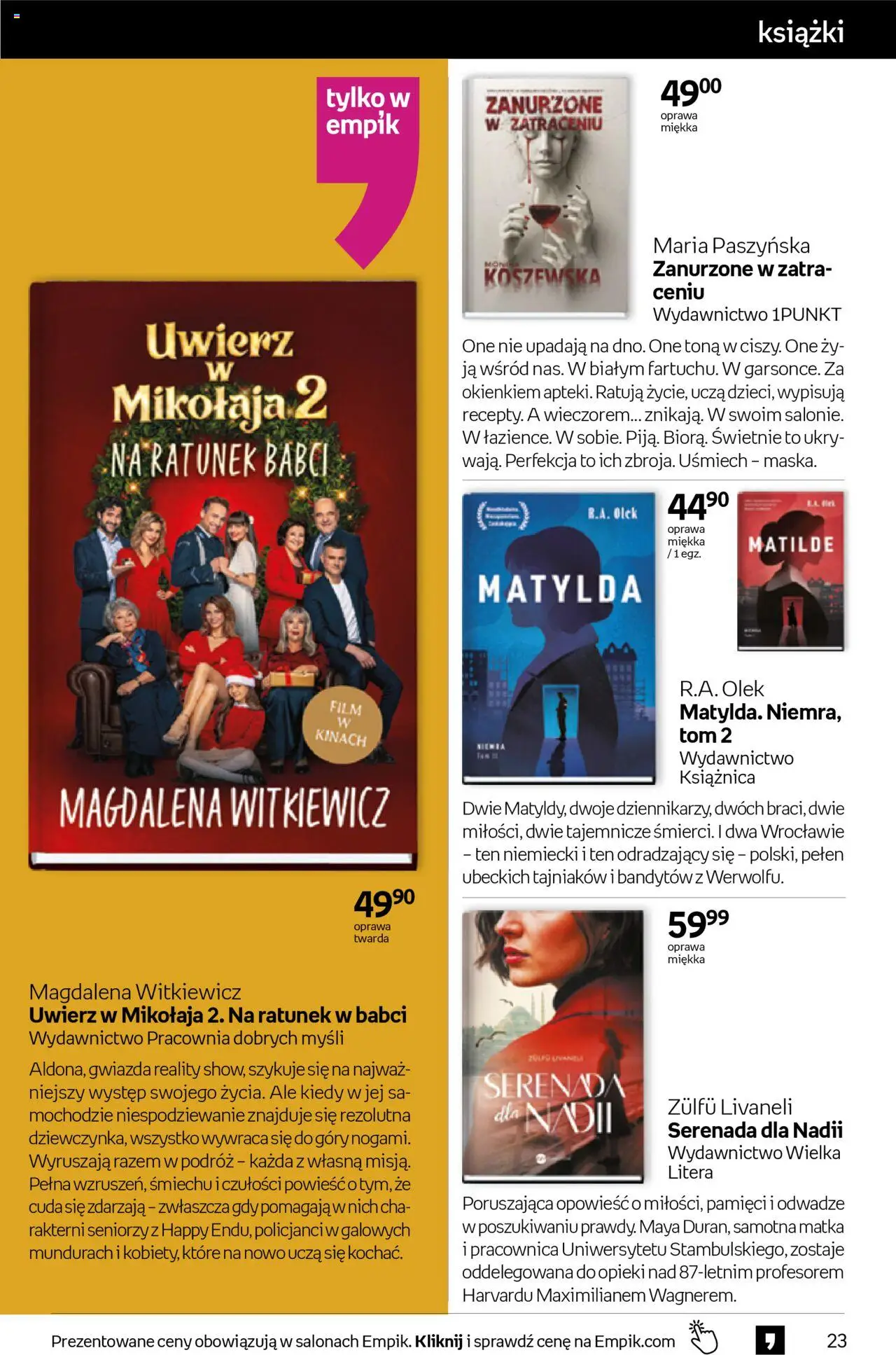 Empik promocje od 15.10.2025 | Strona: 23 | Produkty: Książki